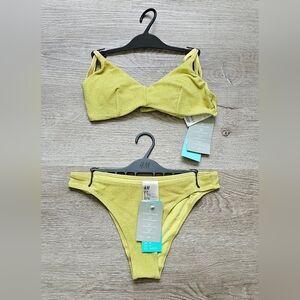 Yellow H&M Bikini Set (Size 4/6) – Eco-friendly Recycled Material